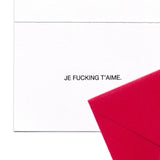 JE FUCKING T'AIME Gift Enclosure