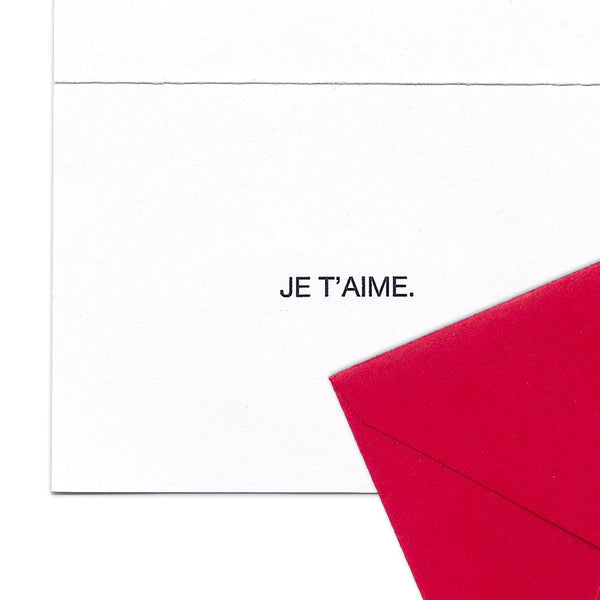 JE T’AIME Gift Enclosure