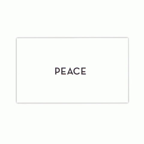 PEACE Calling Cards