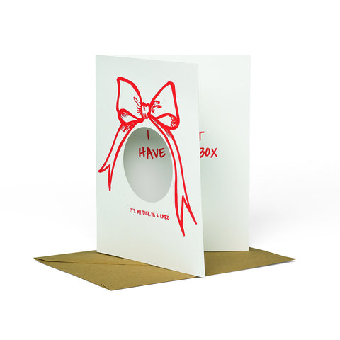 Dick in a Card Holiday Card