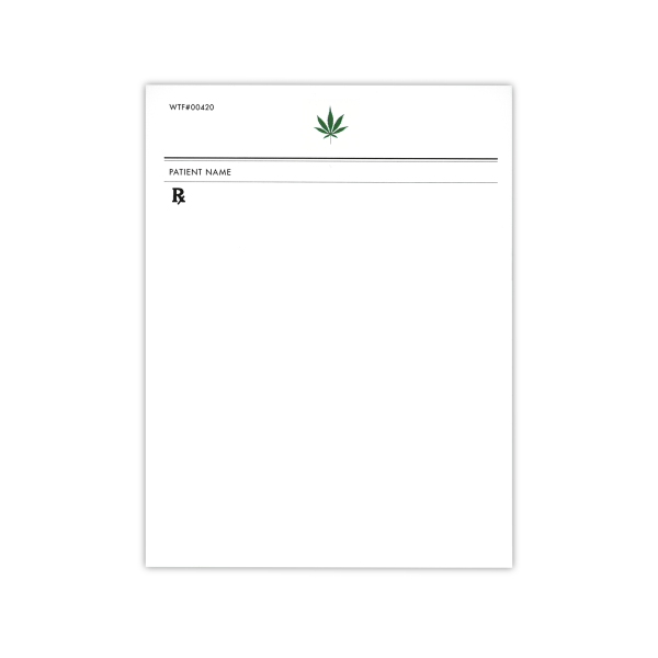 Prescription note pad