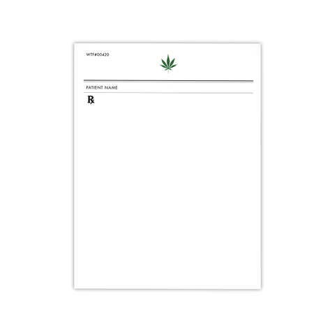 Prescription note pad