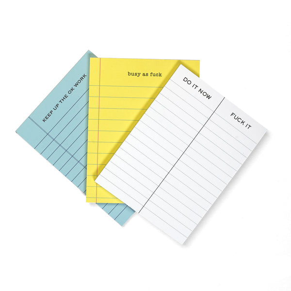 Notepad Survival Kit