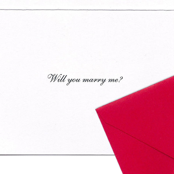 WILL YOU MARRY ME? Gift Enclosure