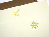 GOLDEN NAUTICAL SET